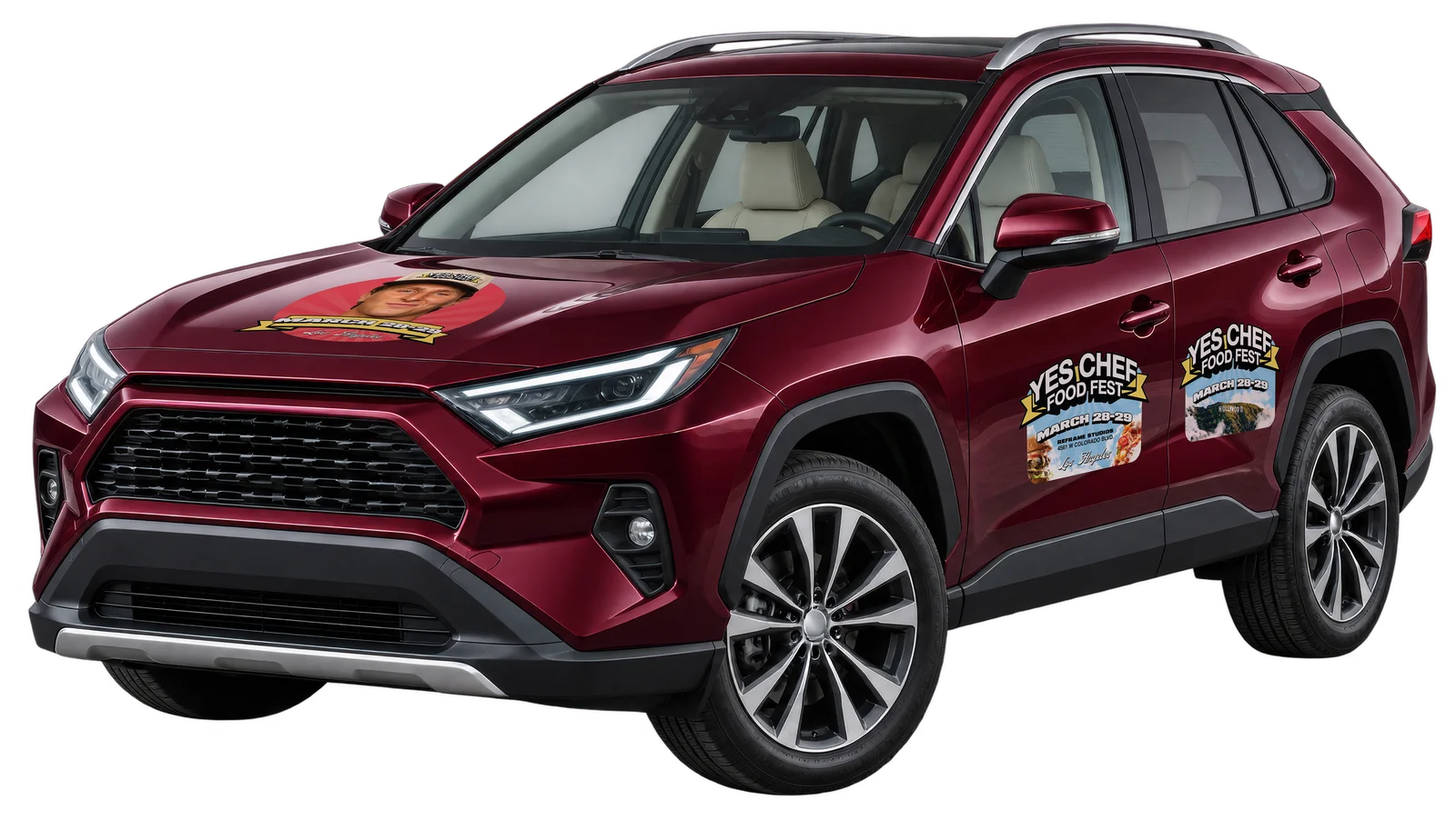 YesChef campaign car