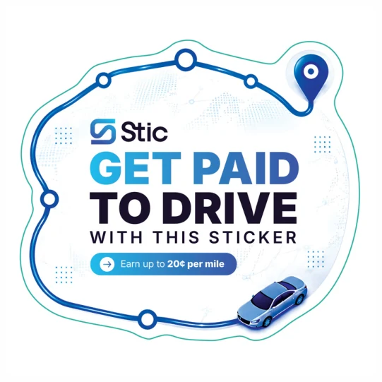 Example #1 front-door sticker flat artwork for Stic Reach