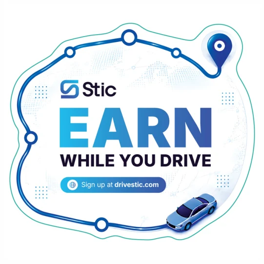 Example #1 rear-door sticker flat artwork for Stic Reach